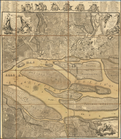 80-Centre et Pays de la Loire Map By Georges Louis Le Rouge