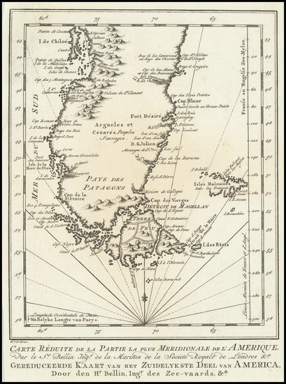 11-Argentina and Chile Map By J.V. Schley