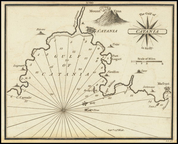 97-Sicily Map By William Heather