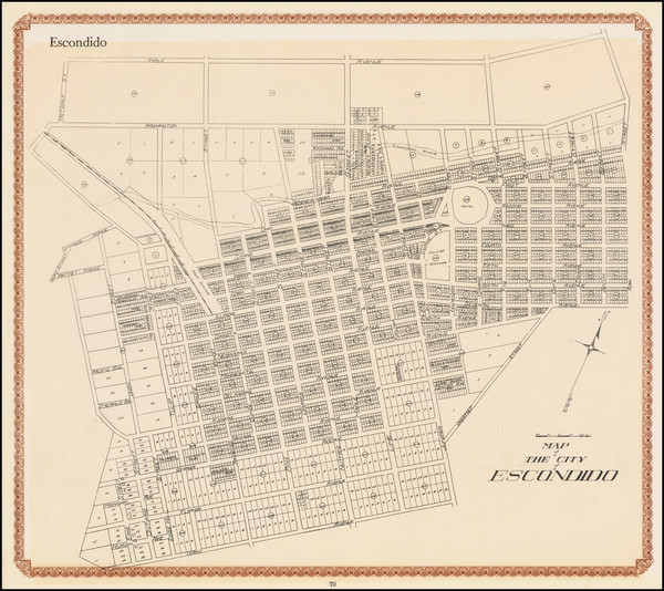 53-San Diego and Other California Cities Map By William E. Alexander