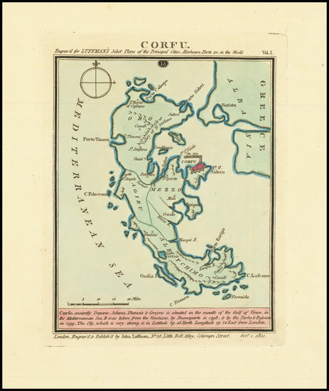 52-Greece Map By John Luffman