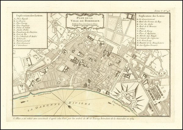 72-Grand Sud-Ouest Map By Jacques Nicolas Bellin