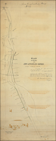 97-Los Angeles Map By Adolphus Waldemar