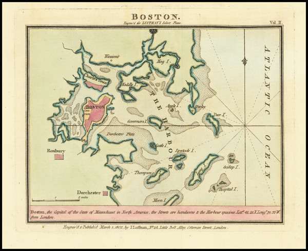 38-Boston Map By John Luffman