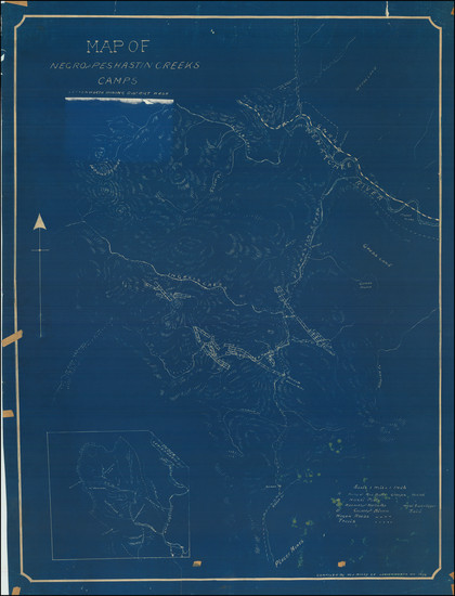 33-Washington Map By W. J. Riley