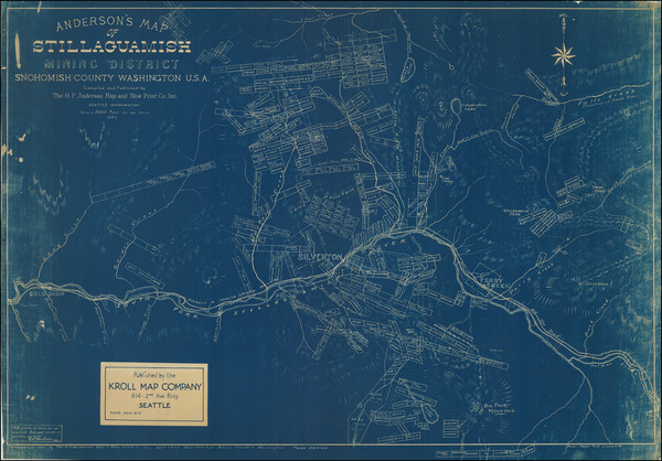 73-Washington Map By Oliver P. Anderson