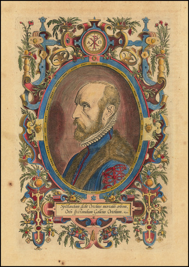 5-Portraits & People Map By Abraham Ortelius