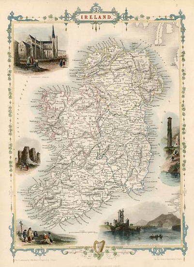 3-Europe and British Isles Map By John Tallis