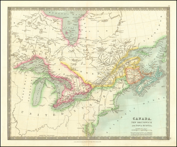 96-Midwest and Eastern Canada Map By Henry Teesdale