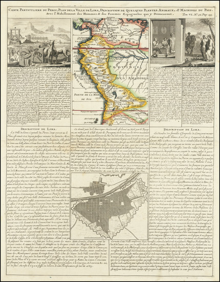 69-Peru & Ecuador Map By Henri Chatelain