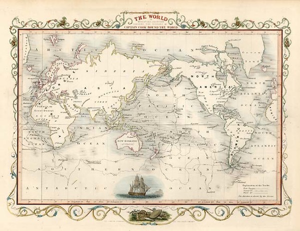 28-World and World Map By John Tallis