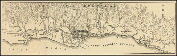 58-Other California Cities Map By E.M. Heath