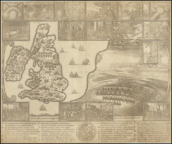 13-British Isles and Czech Republic & Slovakia Map By Wenceslaus Hollar