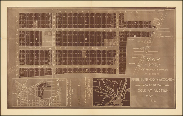 8-New Jersey Map By A. D. Mellick Jr.