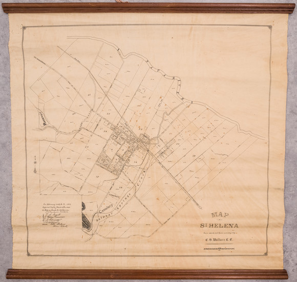 98-Other California Cities Map By C. H. Wallace