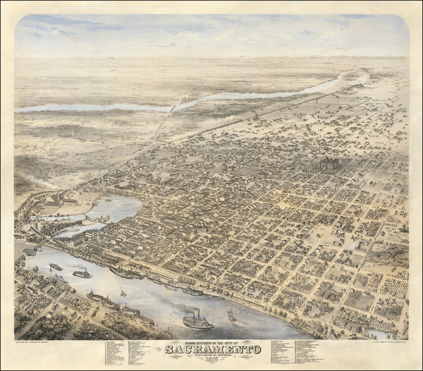 65-Other California Cities Map By Augustus Koch