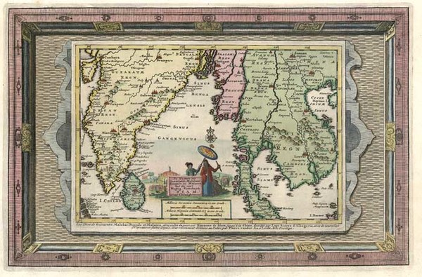 41-Asia, India and Southeast Asia Map By Pieter van der Aa