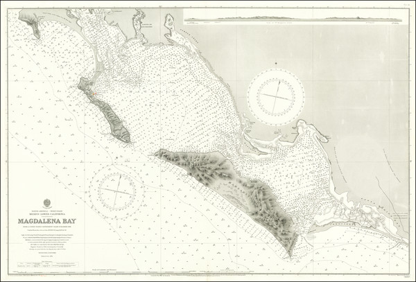 23-Baja California Map By British Admiralty