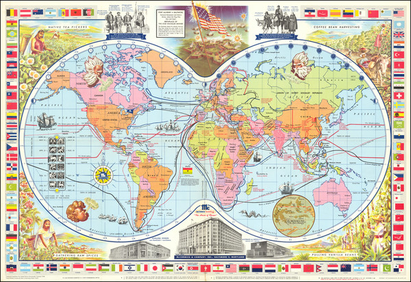 97-World and Pictorial Maps Map By McCormick & Company