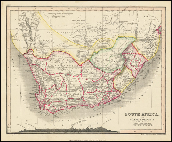 88-South Africa Map By John Dower