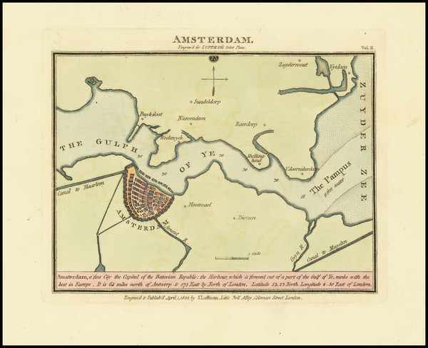 88-Amsterdam Map By John Luffman