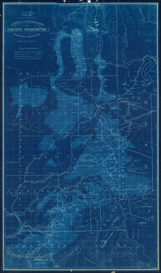 57-Idaho and Washington Map By O Wetten