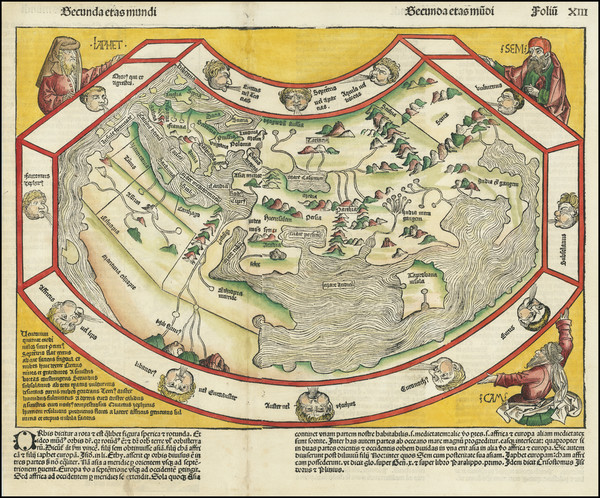 44-World Map By Hartmann Schedel