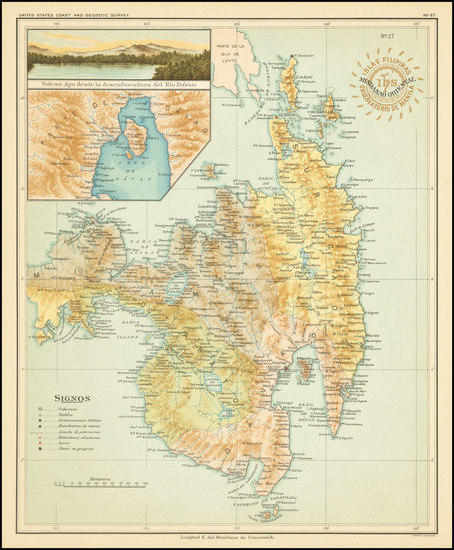 97-Philippines Map By Hoen & Co.