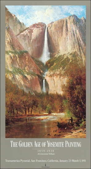 80-Yosemite and Travel Posters Map By Anonymous