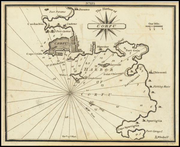 52-Greece Map By William Heather