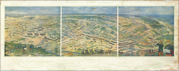 16-France and World War I Map By T. Sala