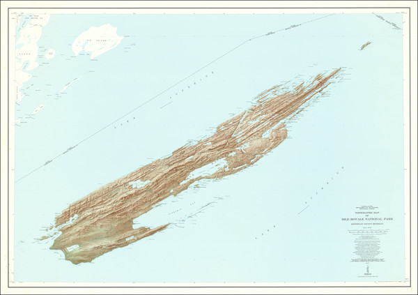 89-Michigan Map By U.S. Geological Survey