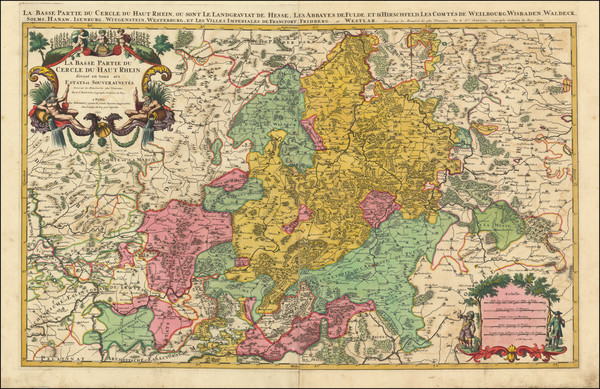 100-Mitteldeutschland Map By Alexis-Hubert Jaillot