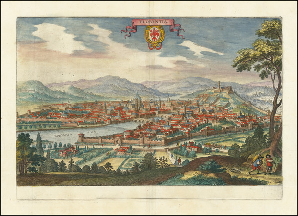 79-Other Italian Cities Map By Matthaus Merian