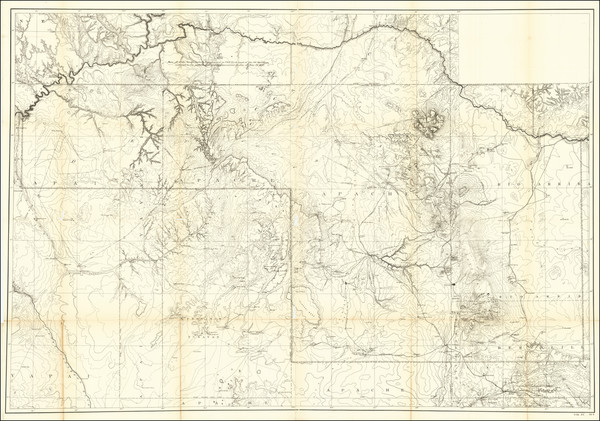 62-Arizona, Utah, New Mexico and Utah Map By United States GPO