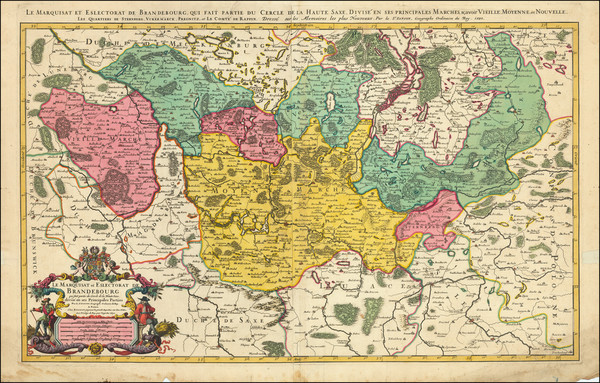 83-Mitteldeutschland Map By Alexis-Hubert Jaillot