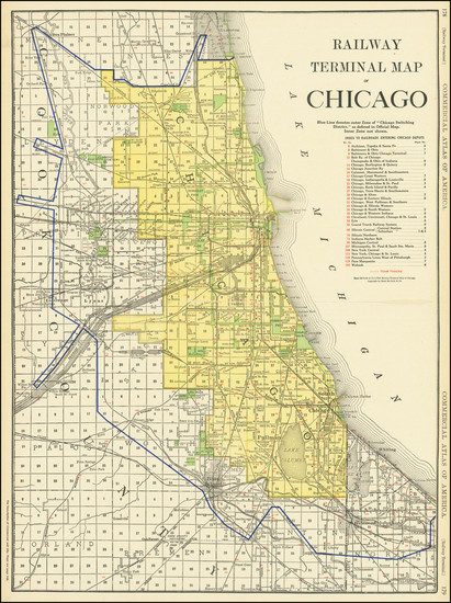 11-Chicago Map By Rand McNally & Company