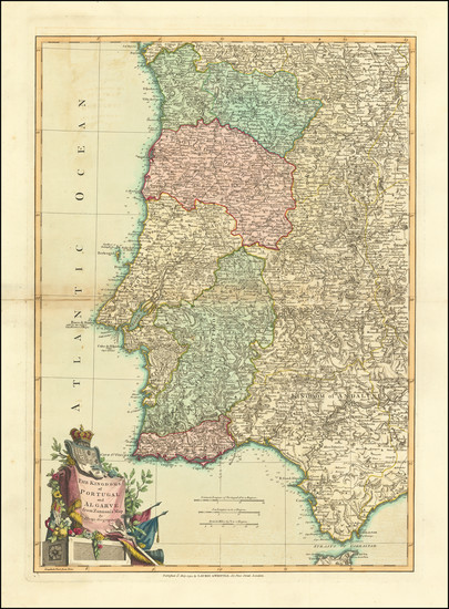 22-Portugal Map By Laurie & Whittle / John Lodge