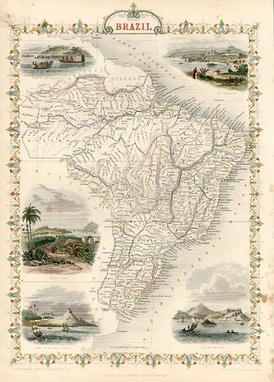 11-South America Map By John Tallis