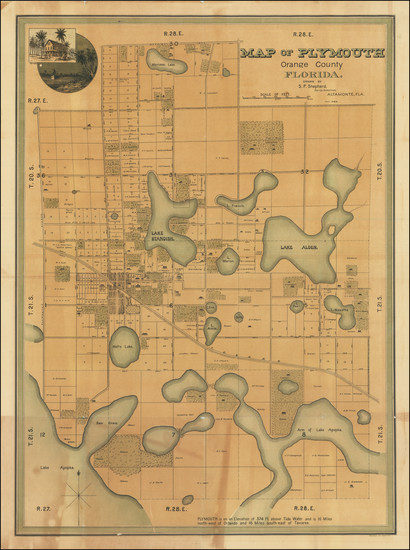 20-Florida Map By S.P. Shepherd