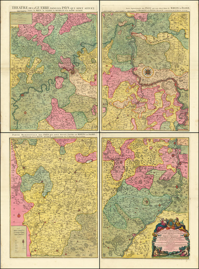 32-Nord et Nord-Est and Mitteldeutschland Map By Pierre Mortier