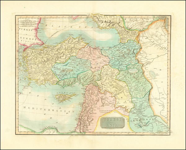 69-Turkey and Turkey & Asia Minor Map By John Thomson