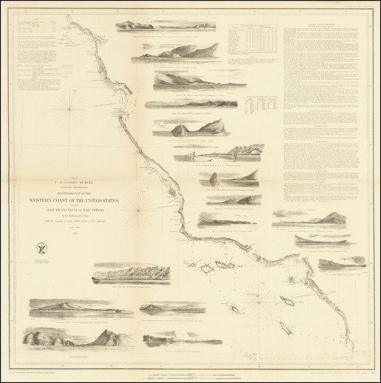 58-California Map By United States Coast Survey