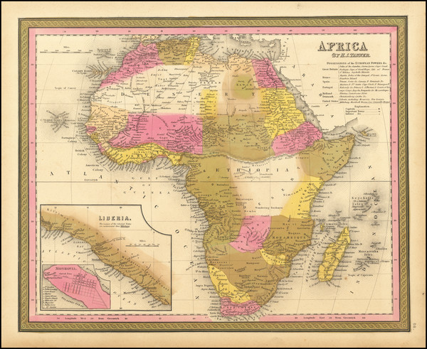 0-Africa Map By Henry Schenk Tanner