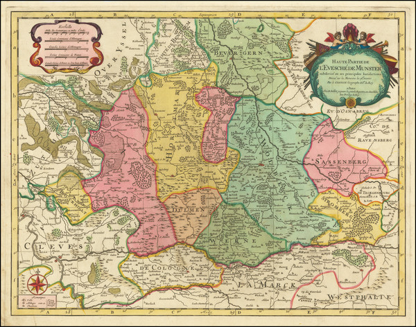 90-Norddeutschland Map By Alexis-Hubert Jaillot