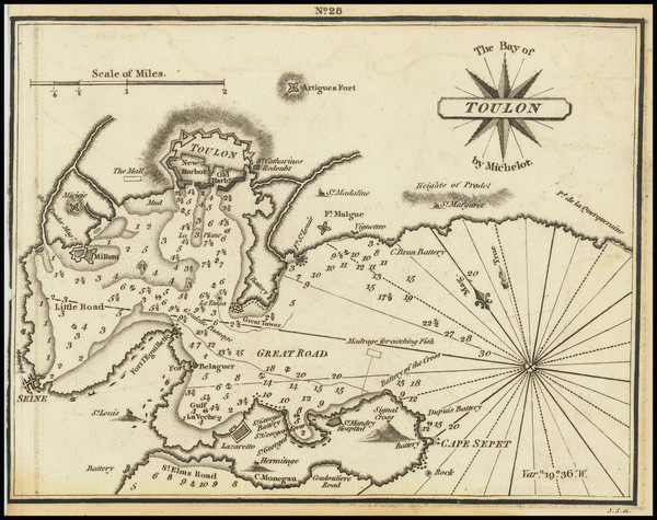 35-Sud et Alpes Française Map By William Heather