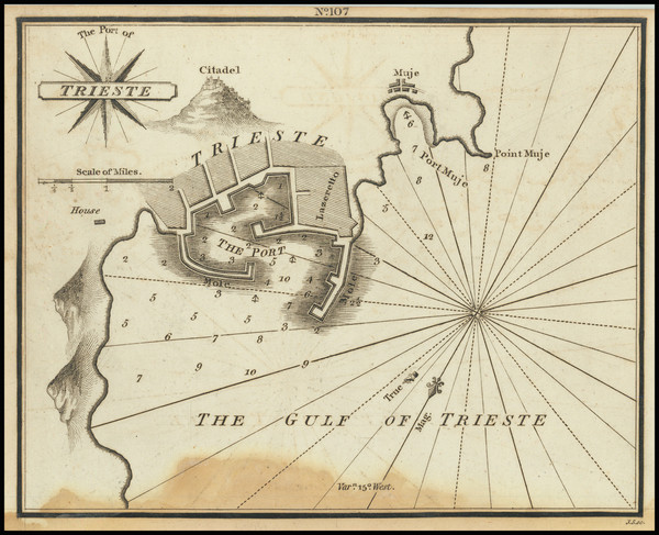 39-Northern Italy and Other Italian Cities Map By William Heather