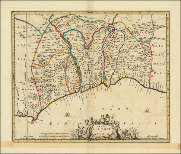 65-South Africa and West Africa Map By Jan Jansson