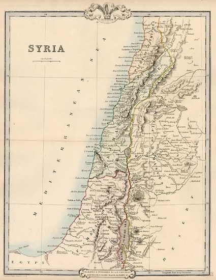 83-Asia, Middle East and Holy Land Map By G.F. Cruchley