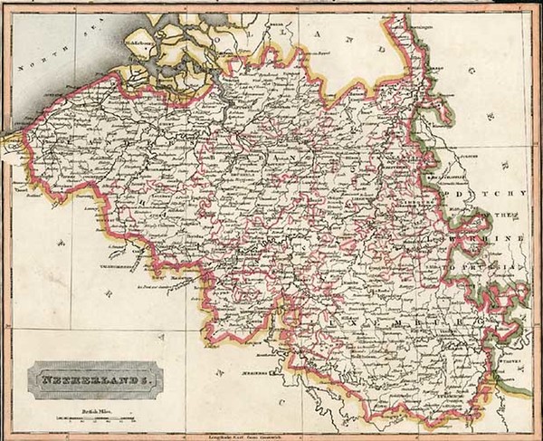 4-Europe and Netherlands Map By Aaron Arrowsmith